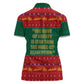 W.E.B. Du Bois Christmas Women Polo Shirt Inspirational Liberty Quote Ugly Knitted Pattern Festive