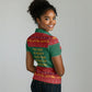 W.E.B. Du Bois Christmas Women Polo Shirt Inspirational Liberty Quote Ugly Knitted Pattern Festive