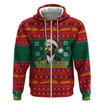 W.E.B. Du Bois Christmas Zip Hoodie Inspirational Liberty Quote Ugly Knitted Pattern Festive