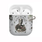 W.E.B. Du Bois Christmas AirPods Case Think Deeper Quote Vintage Portrait Newspaper Collage Festive