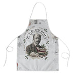 W.E.B. Du Bois Christmas Apron Think Deeper Quote Vintage Portrait Newspaper Collage Festive