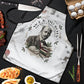 W.E.B. Du Bois Christmas Apron Think Deeper Quote Vintage Portrait Newspaper Collage Festive