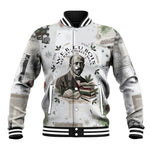 W.E.B. Du Bois Christmas Baseball Jacket Think Deeper Quote Vintage Portrait Newspaper Collage Festive
