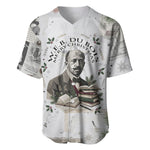 W.E.B. Du Bois Christmas Baseball Jersey Think Deeper Quote Vintage Portrait Newspaper Collage Festive
