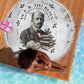 W.E.B. Du Bois Christmas Beach Blanket Think Deeper Quote Vintage Portrait Newspaper Collage Festive