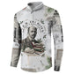 W.E.B. Du Bois Christmas Button Sweatshirt Think Deeper Quote Vintage Portrait Newspaper Collage Festive