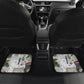 W.E.B. Du Bois Christmas Car Mats Think Deeper Quote Vintage Portrait Newspaper Collage Festive