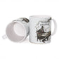 W.E.B. Du Bois Christmas Ceramic Mug Think Deeper Quote Vintage Portrait Newspaper Collage Festive