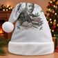 W.E.B. Du Bois Christmas Santa Hat Think Deeper Quote Vintage Portrait Newspaper Collage Festive