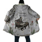 W.E.B. Du Bois Christmas Cloak Think Deeper Quote Vintage Portrait Newspaper Collage Festive