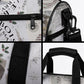 W.E.B. Du Bois Christmas Duffle Bag Think Deeper Quote Vintage Portrait Newspaper Collage Festive