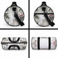 W.E.B. Du Bois Christmas Duffle Bag Think Deeper Quote Vintage Portrait Newspaper Collage Festive