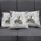 W.E.B. Du Bois Christmas Pillow Cover Think Deeper Quote Vintage Portrait Newspaper Collage Festive