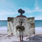 W.E.B. Du Bois Christmas Sarong Think Deeper Quote Vintage Portrait Newspaper Collage Festive