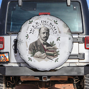 W.E.B. Du Bois Christmas Spare Tire Cover Think Deeper Quote Vintage Portrait Newspaper Collage Festive