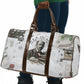W.E.B. Du Bois Christmas Travel Bag Think Deeper Quote Vintage Portrait Newspaper Collage Festive