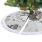 W.E.B. Du Bois Christmas Tree Skirt Think Deeper Quote Vintage Portrait Newspaper Collage Festive