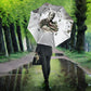 W.E.B. Du Bois Christmas Umbrella Think Deeper Quote Vintage Portrait Newspaper Collage Festive