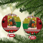 Guinea Bissau Christmas Ceramic Ornament Santa Penguin Christmas Tree and Snowflake - African Pride