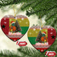 Guinea Bissau Christmas Ceramic Ornament Santa Penguin Christmas Tree and Snowflake - African Pride