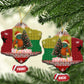Guinea Bissau Christmas Ceramic Ornament Santa Penguin Christmas Tree and Snowflake - African Pride