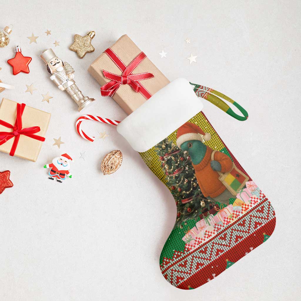 Guinea Bissau Christmas Stocking Santa Penguin Christmas Tree and Snowflake - African Pride