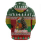 Guinea Bissau Christmas Hoodie Santa Penguin Christmas Tree and Snowflake - African Pride