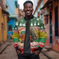 Guinea Bissau Christmas Sleeve Zip Bomber Jacket Santa Penguin Christmas Tree and Snowflake - African Pride