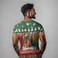 Guinea Bissau Christmas T shirt Santa Penguin Christmas Tree and Snowflake - African Pride