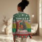 Guinea Bissau Christmas Women Casual Shirt Santa Penguin Christmas Tree and Snowflake - African Pride