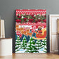 Guinea Bissau Christmas Canvas Wall Art Santa Sleigh Reindeer Forest and National Flag - African Pride