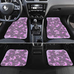 Rosa Parks Car Mats Purple Floral Pattern Civil Rights Tribute Bold Name Repeated Text Design - African Pride