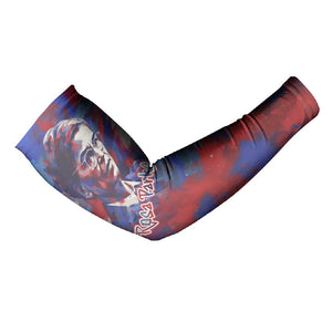 Rosa Parks Arm Sleeves Red Blue Abstract Art Portrait Sitting Down to Stand Up Quote Civil Rights Tribute - African Pride