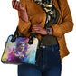 Rosa Parks Shoulder Handbag Red Blue Abstract Art Portrait Sitting Down to Stand Up Quote Civil Rights Tribute - African Pride