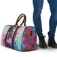 Rosa Parks Travel Bag Red Blue Abstract Art Portrait Sitting Down to Stand Up Quote Civil Rights Tribute - African Pride