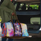 Rosa Parks Travel Bag Red Blue Abstract Art Portrait Sitting Down to Stand Up Quote Civil Rights Tribute - African Pride