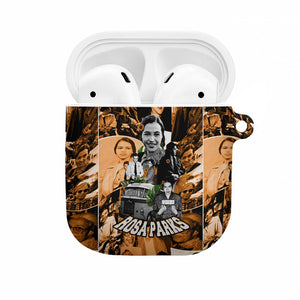 Rosa Parks AirPods Case Sepia Collage Design Civil Rights Icon I Believe There Is Only One Race Quote - African Pride