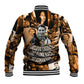 Rosa Parks Baseball Jacket Sepia Collage Design Civil Rights Icon I Believe There Is Only One Race Quote - African Pride