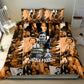 Rosa Parks Bedding Set Sepia Collage Design Civil Rights Icon I Believe There Is Only One Race Quote - African Pride