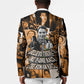 Rosa Parks Blazer Sepia Collage Design Civil Rights Icon I Believe There Is Only One Race Quote - African Pride