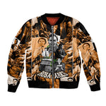 Rosa Parks Bomber Jacket Sepia Collage Design Civil Rights Icon I Believe There Is Only One Race Quote - African Pride