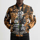 Rosa Parks Bomber Puffer Jacket Sepia Collage Design Civil Rights Icon I Believe There Is Only One Race Quote - African Pride