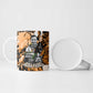 Rosa Parks Ceramic Mug Sepia Collage Design Civil Rights Icon I Believe There Is Only One Race Quote - African Pride