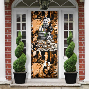 Rosa Parks Door Cover Sepia Collage Design Civil Rights Icon I Believe There Is Only One Race Quote - African Pride