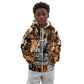 Rosa Parks Kid Hoodie Sepia Collage Design Civil Rights Icon I Believe There Is Only One Race Quote - African Pride