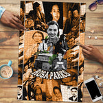 Rosa Parks Puzzle Sepia Collage Design Civil Rights Icon I Believe There Is Only One Race Quote - African Pride