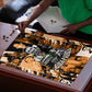 Rosa Parks Puzzle Sepia Collage Design Civil Rights Icon I Believe There Is Only One Race Quote - African Pride