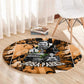 Rosa Parks Round Carpet Sepia Collage Design Civil Rights Icon I Believe There Is Only One Race Quote - African Pride