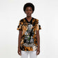 Rosa Parks Scrub Top Sepia Collage Design Civil Rights Icon I Believe There Is Only One Race Quote - African Pride