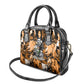 Rosa Parks Shoulder Handbag Sepia Collage Design Civil Rights Icon I Believe There Is Only One Race Quote - African Pride